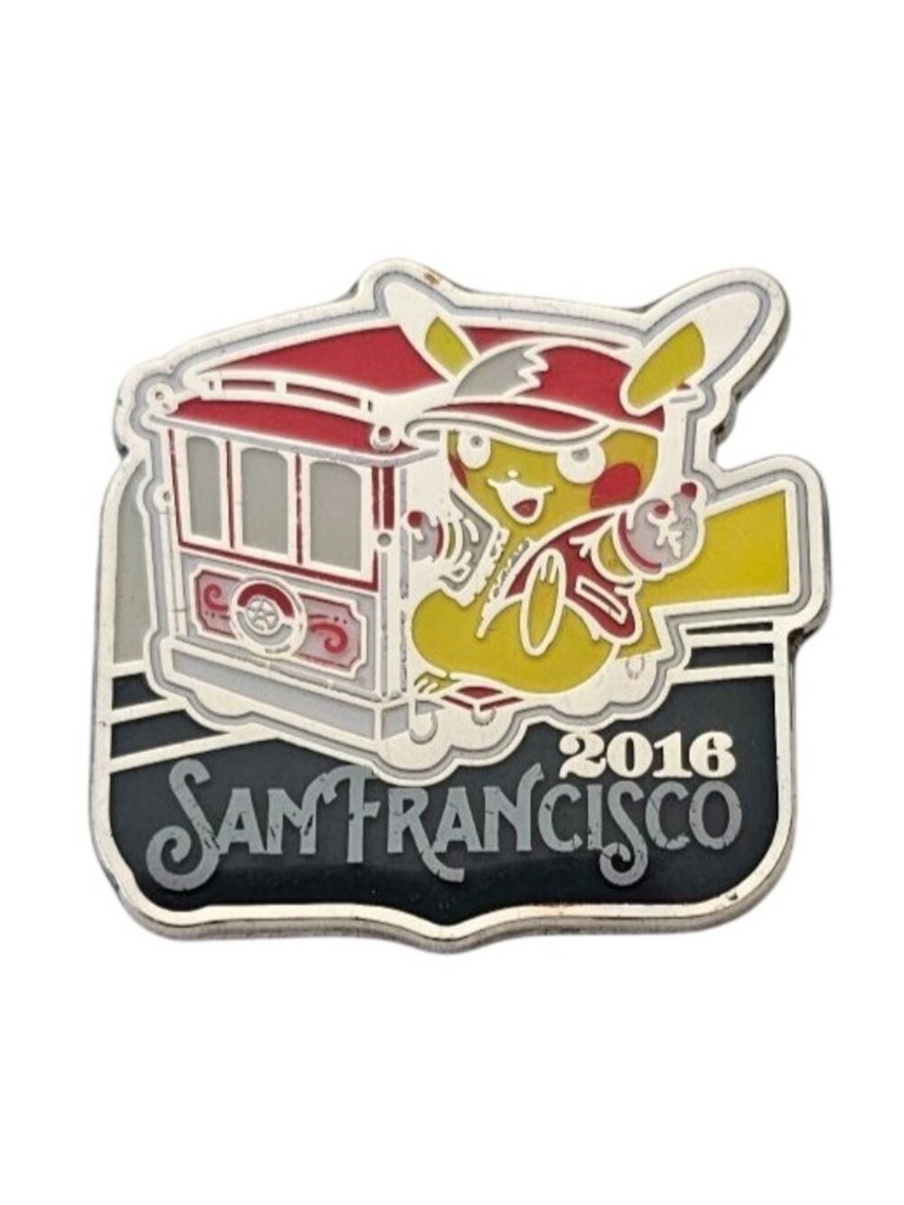 2016 Pokémon San Francisco World Championship Pikachu Collector Pin J867 - Picture 1 of 5